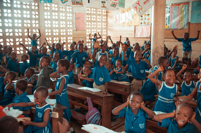 School materials , we provide school kits, and learning opportunities .